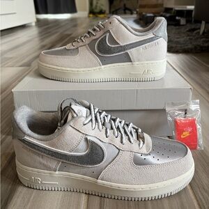 Women's Nike Air Force 1 '07 LX SE AF1 Athletic Club Shoes - Grey DQ5079 001